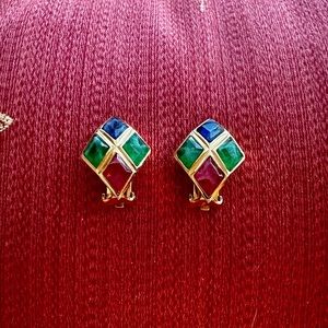 CHRISTIAN DIOR Earrings clip-on Vintage